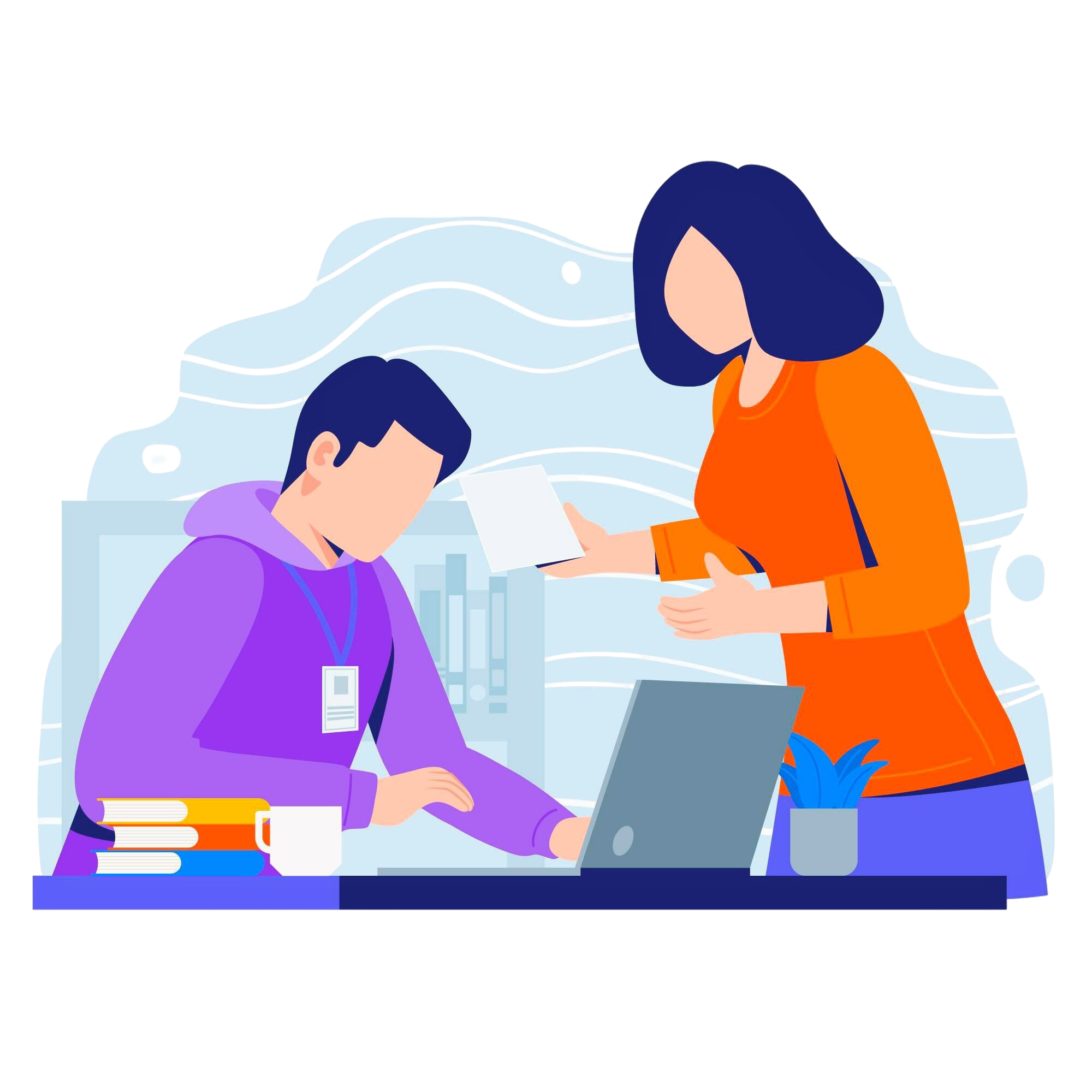 Guiding and Helping Students